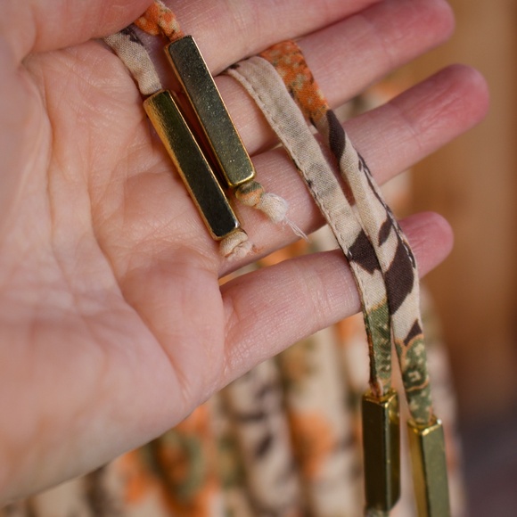 Juillet 100% Cotton Merritt Maxi Dress In Oona Sunflower Print Woman's Size M - Picture 11 of 17